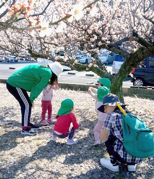 おりーぶ保育室　お散歩