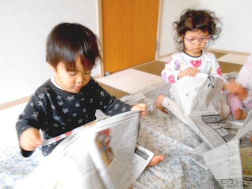 おりーぶ保育室　室内遊び